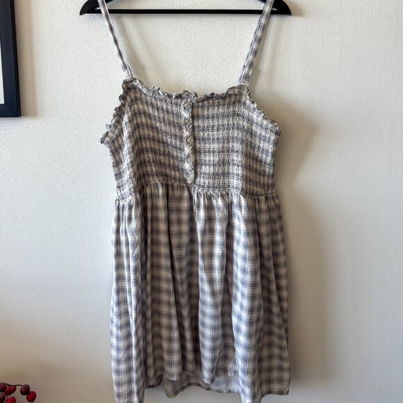 TORRID Babydoll Square Neck Tank - Check Print (Size 3) - Picture 1 of 5